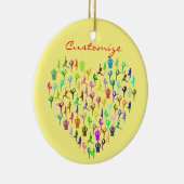 Yoga Poses Heart Thunder_Cove Keramisch Ornament (Rechts)