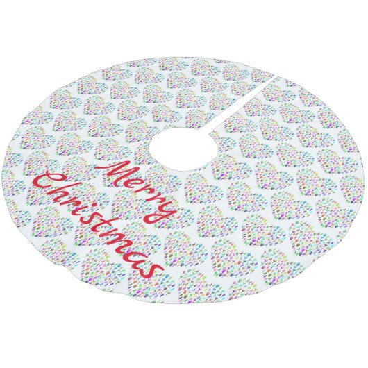 Yoga Poses Heart Thunder_Cove Kerstboom Rok (Gekanteld)