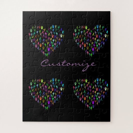 Yoga Poses Heart Thunder_Cove Legpuzzel (Verticaal)