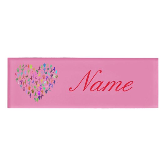 Yoga Poses Heart Thunder_Cove Naambadge (Voorkant)