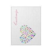 Yoga Poses Heart Thunder_Cove Notitieblok (Linkerzijde)