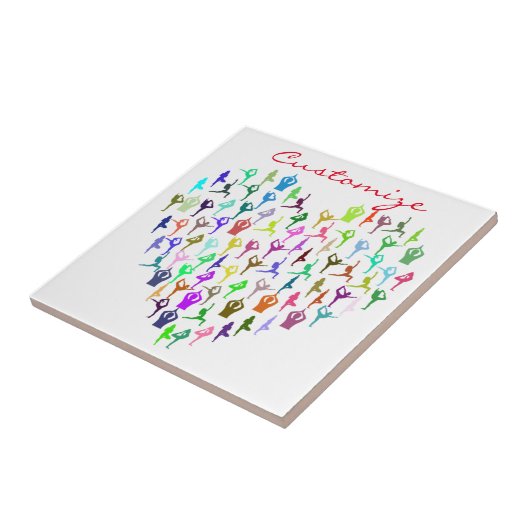 Yoga Poses Heart Thunder_Cove Tegeltje (Zijkant)