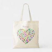Yoga Poses Heart Thunder_Cove Tote Bag (Achterkant)
