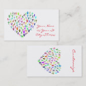 Yoga Poses Heart Thunder_Cove Visitekaartje (Voorkant / Achterkant)