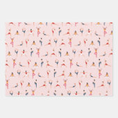 Yoga Poses Inpakpapier Vel (Voorkant)