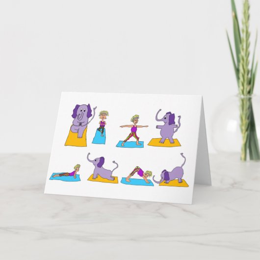 Yoga Poses Kaart (Voorkant)