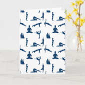 Yoga Poses Kaart (Gele Bloem)