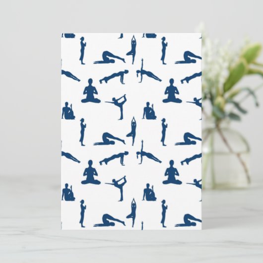 Yoga Poses Kaart (Staand voorkant)