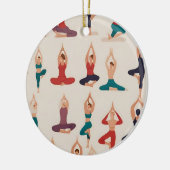 Yoga Poses Kerst Ornament (Links)