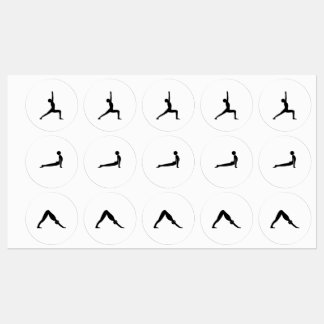 Yoga Poses Labels