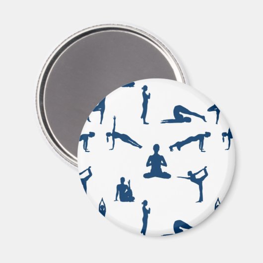Yoga Poses Magneet (Voorkant / Achterkant)