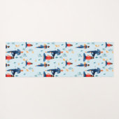 Yoga Poses, Meditation, New Age Art  Yogamat (Achterkant (horizontaal))