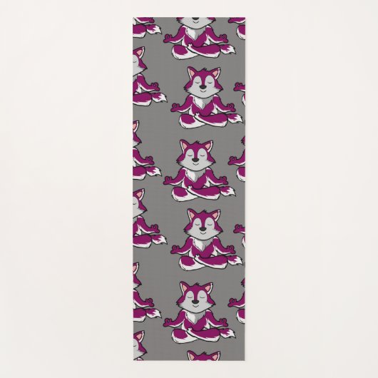 Yoga poses pattern | Yoga seamless pattern 20 Yogamat (Voorkant)