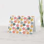 Yoga poses pattern | Yoga seamless pattern 37 Kaart (Voorkant)