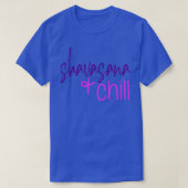 Yoga Poses Shavasana en Chill T-shirt (Design voorkant)