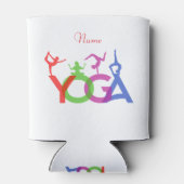 Yoga Poses Silhouettes Thunder_Cove Blikjeskoeler (Achterkant)