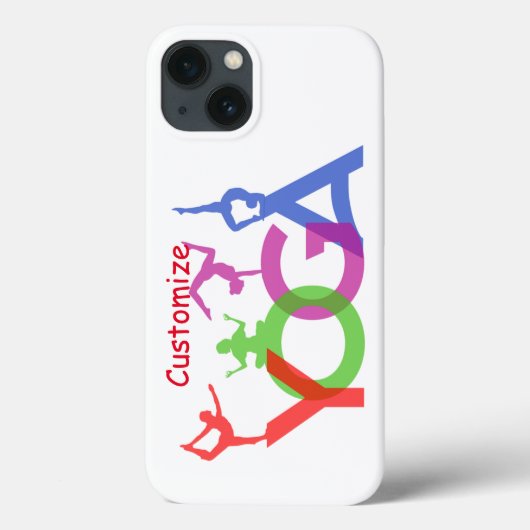 Yoga Poses Silhouettes Thunder_Cove Case-Mate iPhone Case (Achterkant)