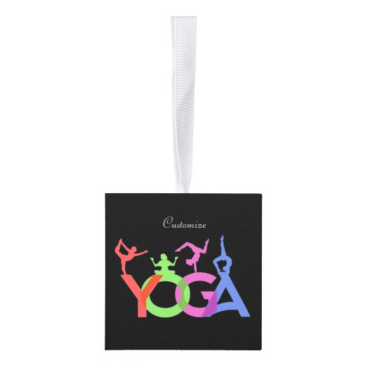 Yoga Poses Silhouettes Thunder_Cove Decoratie (Rechts)