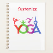 Yoga Poses Silhouettes Thunder_Cove Planner (Voorkant)