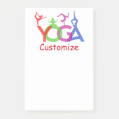 Yoga Poses Silhouettes Thunder_Cove Post-it® Notes (Voorkant)