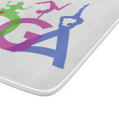 Yoga Poses Silhouettes Thunder_Cove Snijplank (Hoek)