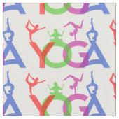 Yoga Poses Silhouettes Thunder_Cove Stof (Close Up)