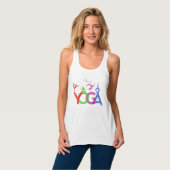 Yoga Poses Silhouettes Thunder_Cove Tanktop (Volledige Voorkant)