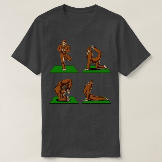 Yoga Poses T-shirt (Design voorkant)