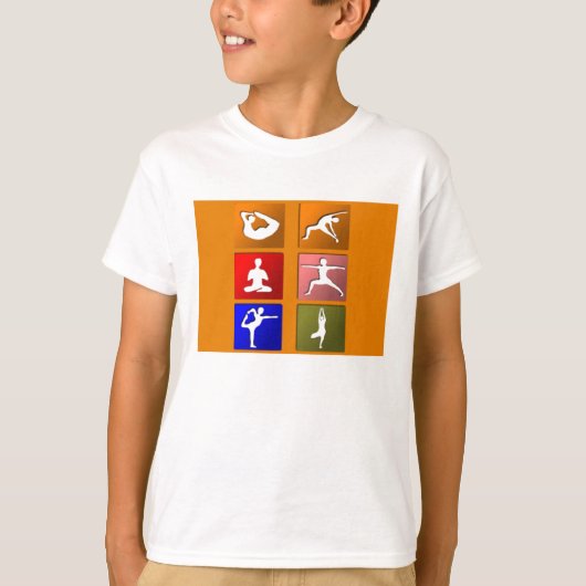 Yoga Poses T-shirt (Voorkant)