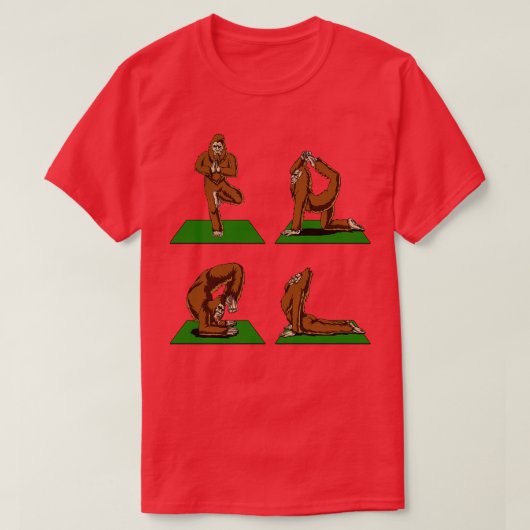 Yoga Poses T-shirt (Design voorkant)