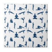 Yoga Poses Tegeltje (Voorkant)