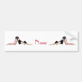 Yoga Poses Thunder_Cove Bumpersticker (Voorkant)