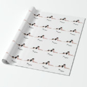 Yoga Poses Thunder_Cove Cadeaupapier (Uitgerold)