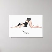Yoga Poses Thunder_Cove Canvas Afdruk (Voorkant)