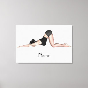 Yoga Poses Thunder_Cove Canvas Afdruk