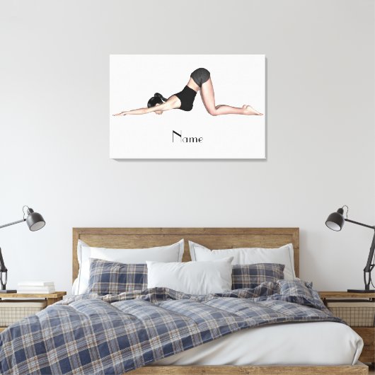 Yoga Poses Thunder_Cove Canvas Afdruk (Insitu (Slaapkamer))
