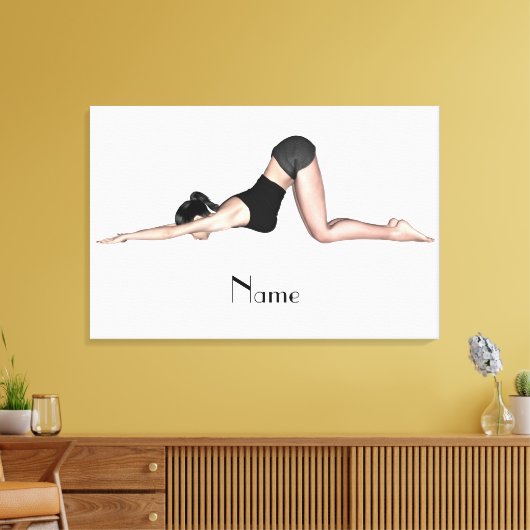 Yoga Poses Thunder_Cove Canvas Afdruk (Insitu (Woonkamer))