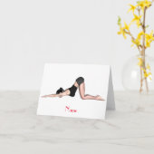 Yoga Poses Thunder_Cove Kaart (Gele Bloem)