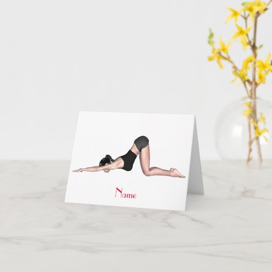 Yoga Poses Thunder_Cove Kaart (Gele Bloem)