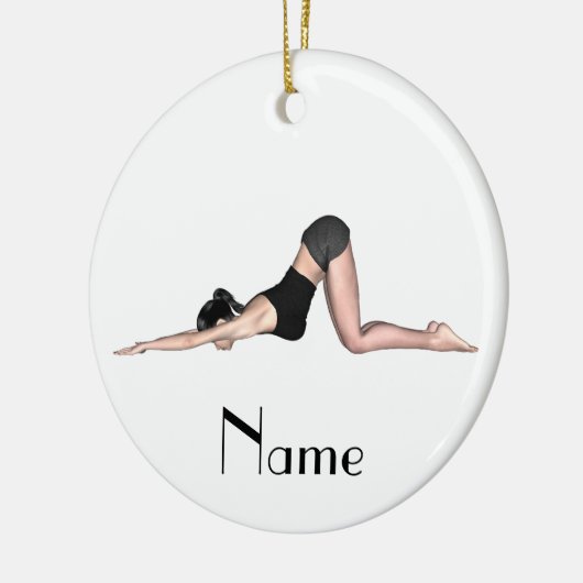 Yoga Poses Thunder_Cove Keramisch Ornament (Links)