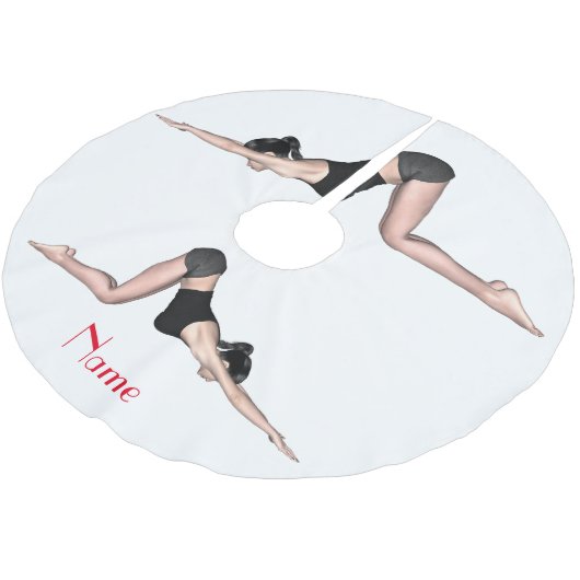 Yoga Poses Thunder_Cove Kerstboom Rok (Gekanteld)