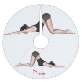 Yoga Poses Thunder_Cove Kerstboom Rok (Voorkant)