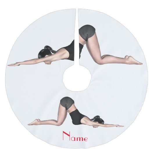 Yoga Poses Thunder_Cove Kerstboom Rok (Voorkant)