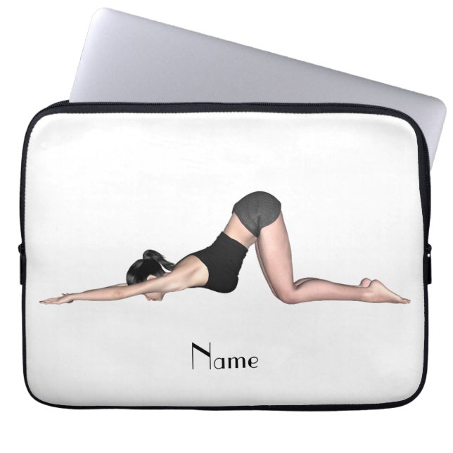 Yoga Poses Thunder_Cove Laptop Sleeve (Voorkant)