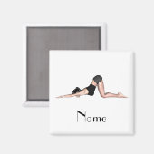 Yoga Poses Thunder_Cove Magneet (Voorkant / Achterkant)