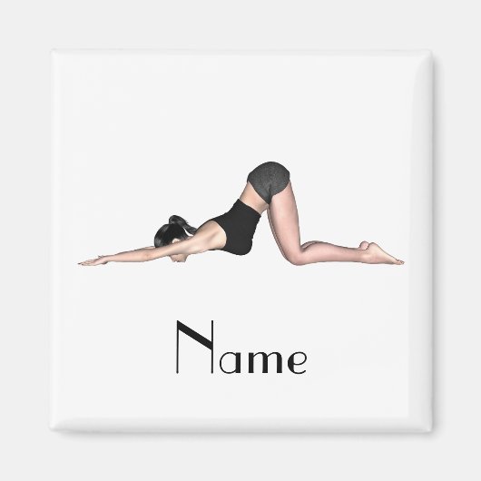 Yoga Poses Thunder_Cove Magneet (Voorkant)