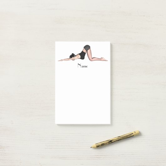 Yoga Poses Thunder_Cove Post-it® Notes (Op bureau)