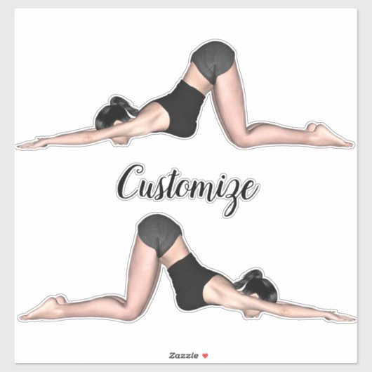Yoga Poses Thunder_Cove Sticker (Vel)