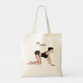 Yoga Poses Thunder_Cove Tote Bag (Achterkant)