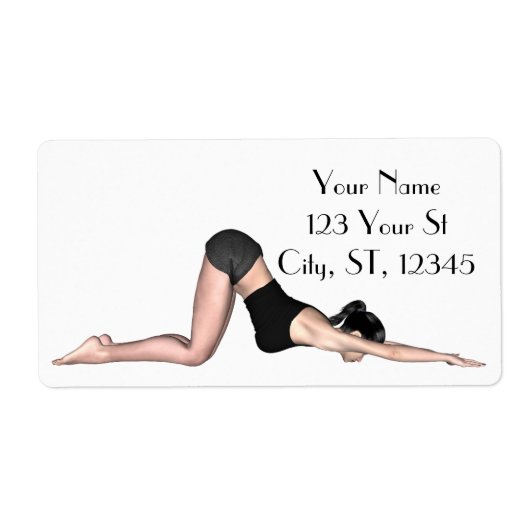 Yoga Poses Thunder_Hoesje Etiket (Voorkant)